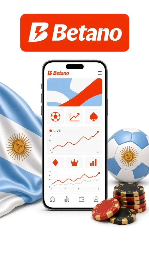 Aplicación móvil de Betano