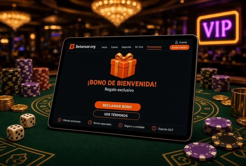 Tablet con bono de Betano casino