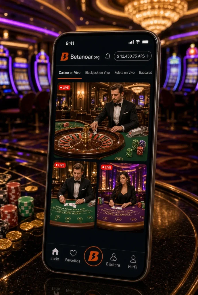 Teléfono con casino en vivo