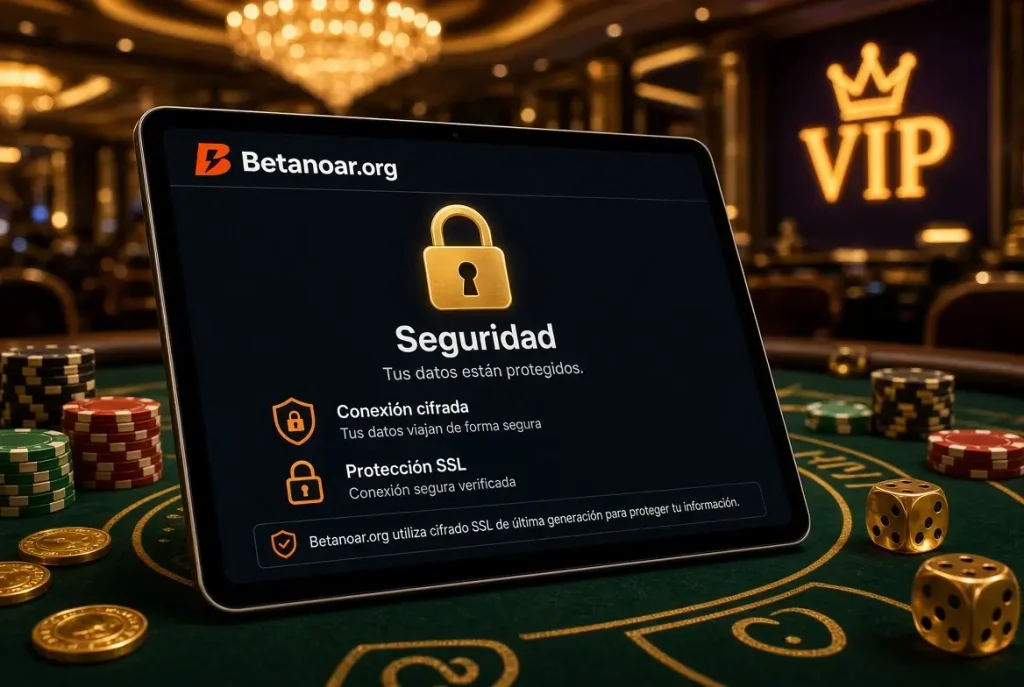 Seguridad y verificación en Casino Betano